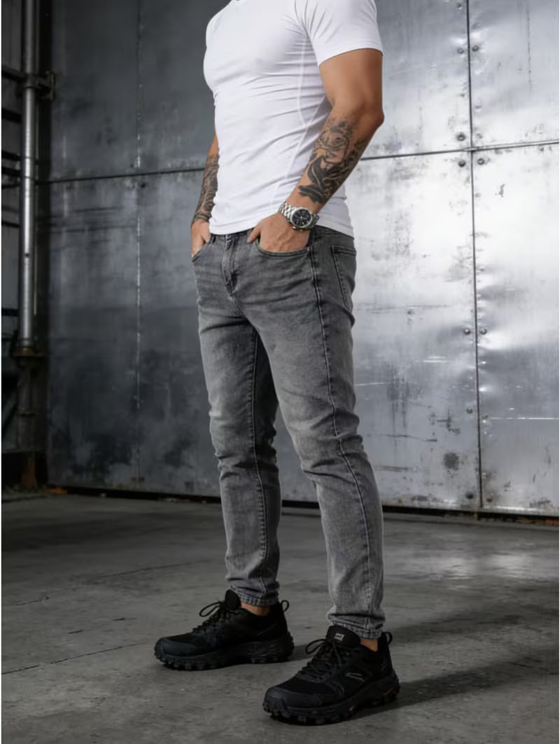 kabana Men smoky grey regular fit Jeans