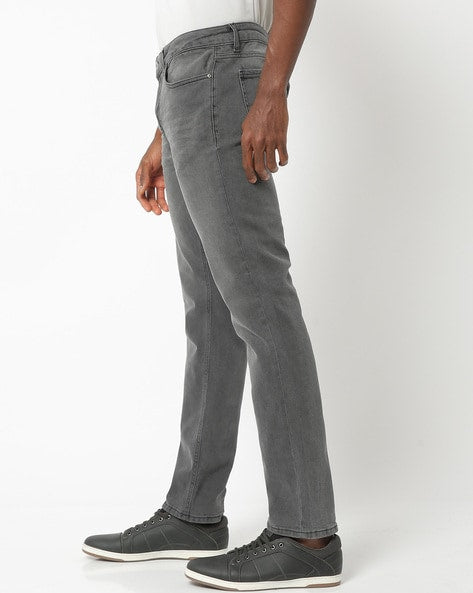 kabana Pure grey straight fit Jeans