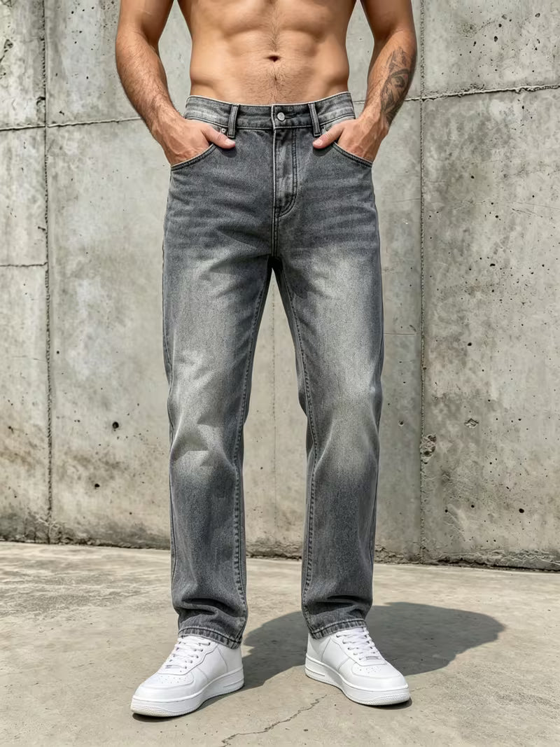 kabana Men smoky grey regular fit Jeans