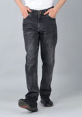 Men carbon grey regular Fit Jeans ( 38 size)