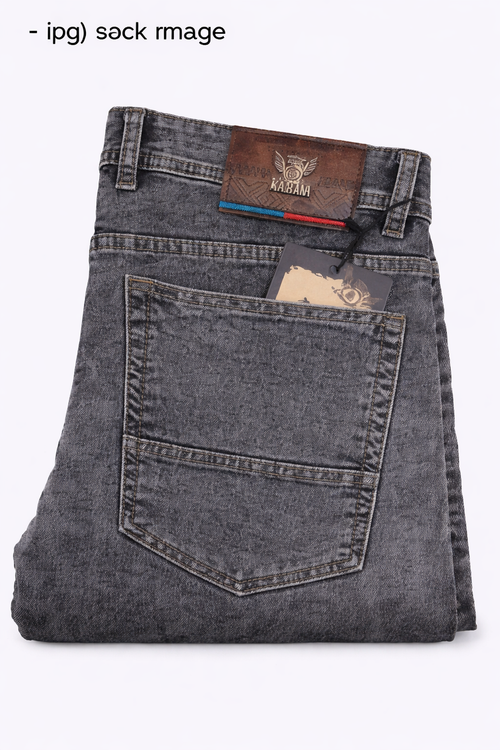 Kabana Charcoal Grey Regular Fit Jeans — Trending Style