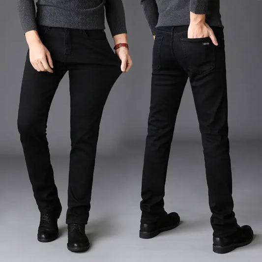 Kabana Jet Black Regular Fit Jeans — Lowest price of the Year