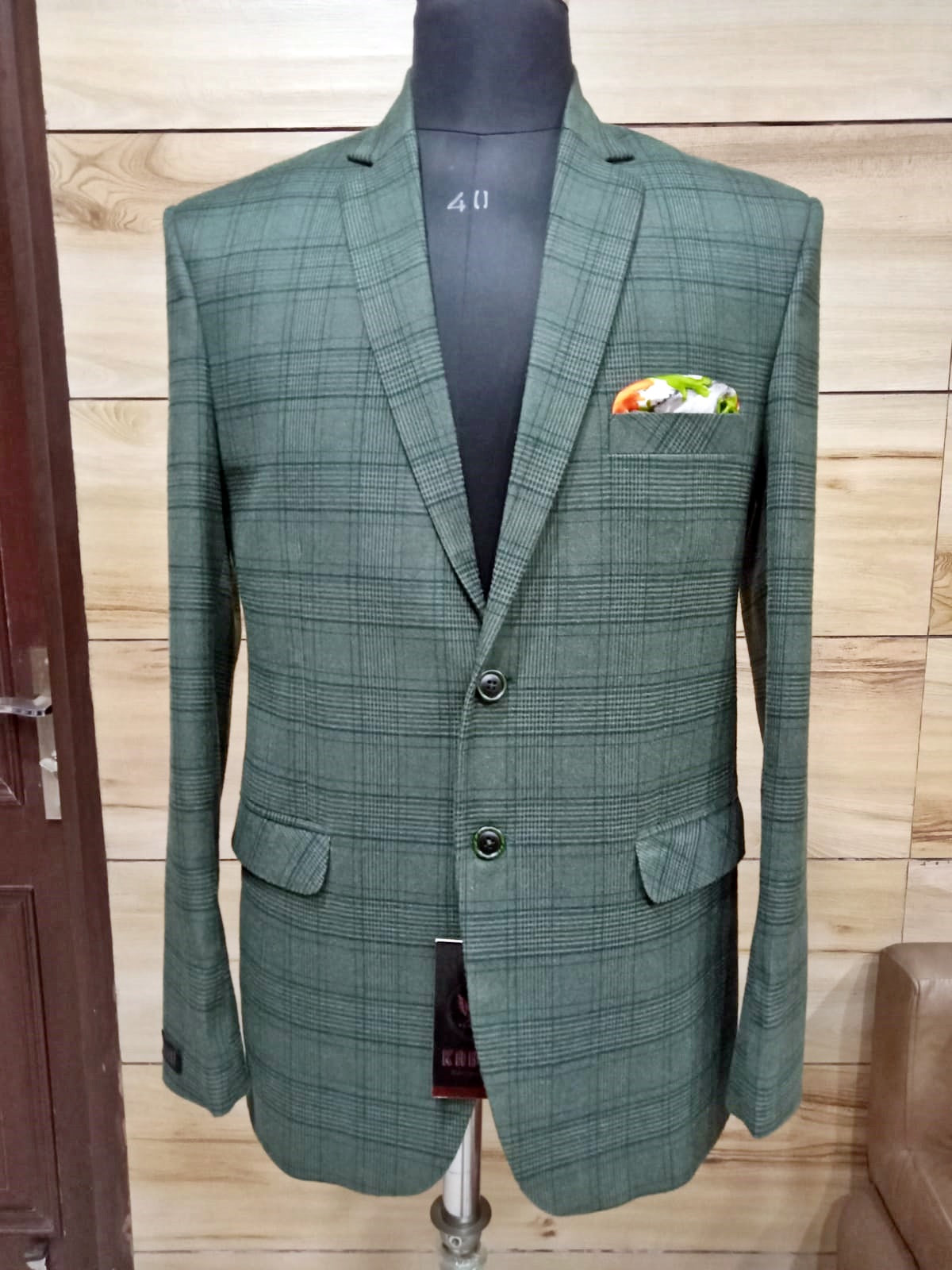 Mens Premium check blazer