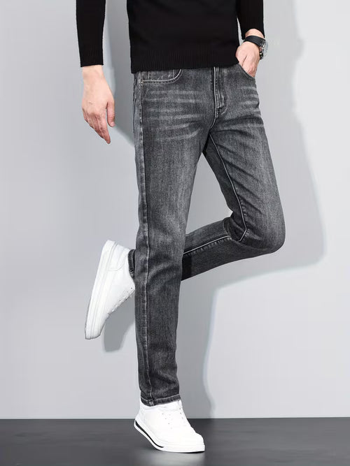 Kabana Charcoal Grey Regular Fit Jeans