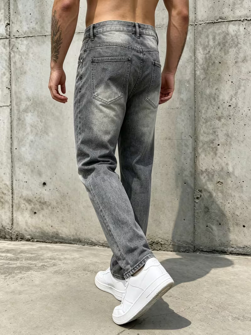 kabana Men smoky grey regular fit Jeans