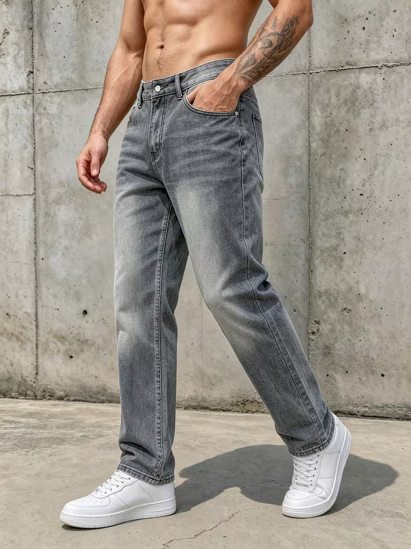 kabana Men smoky grey regular fit Jeans